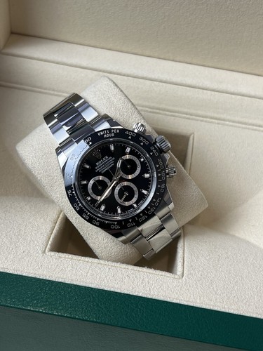 Rolex daytona black - black, ceramic