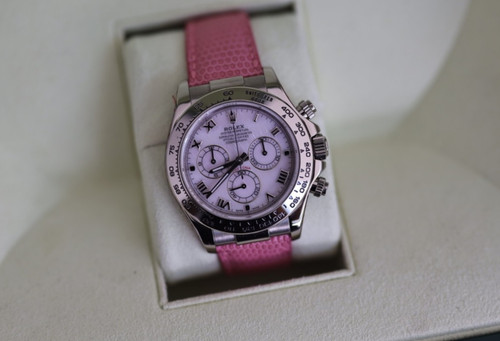 Rolex daytona beach pink dial - beach,