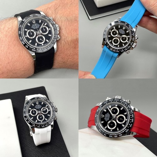 Rubber curved end fit watch - rubber,