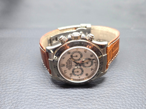 Rolex daytona 18k - white, gold