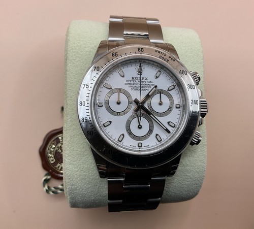 Rolex daytona 116520 white - rolex,