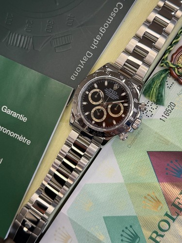 Rolex daytona black dial - rolex,